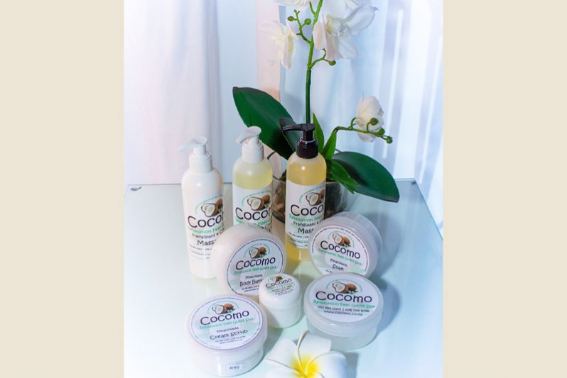Signature Spa Products with tropical fragrances