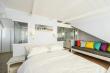 Loft bedroom, en-suite, sea view, queen bed