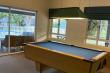Pool table at the Club House