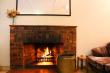 Sugarlands Cottage | A cosy night by the fire.