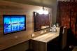 Deluxe Room work station and flat screen 32" TV