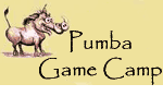 Pumba Game Camp Pumba Game Camp