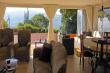 Looking outwards from the kitchen- Tout en Haut, Self Catering accommodation
