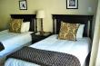 The twin rooms have extra length 3/4 size beds
