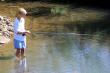 fly fishing in the Little Mooi , on our farm