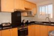 Fully equipped kitchen with washing machine & tumble dryer. Granite tops.