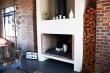 Fireplace in the living room  - Bella Capensis self catering Yzerfontein
