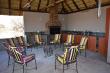Braai facility and fire place.