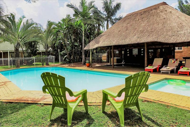 Relax at our pool area.
