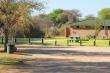 Surrounds of campsite: pool and ablution facility