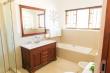 Main bathroom with bath and shower. The second bathroom is also equipped with a bath and shower