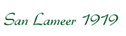 San Lameer 1919 San Lameer 1919