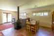 Open plan kitchen / living area in Mountain View Cottage