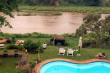 View from rooms, pool / river & Kruger Park.