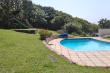Private garden and swimming pool
